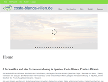 Tablet Screenshot of costa-blanca-villen.de